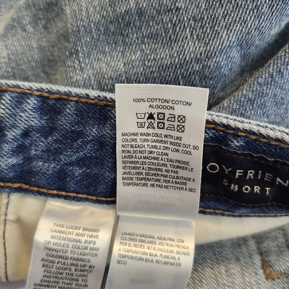 Lucky Brand Size 6 Women's Blue Denim Short - Picture 9 of 10